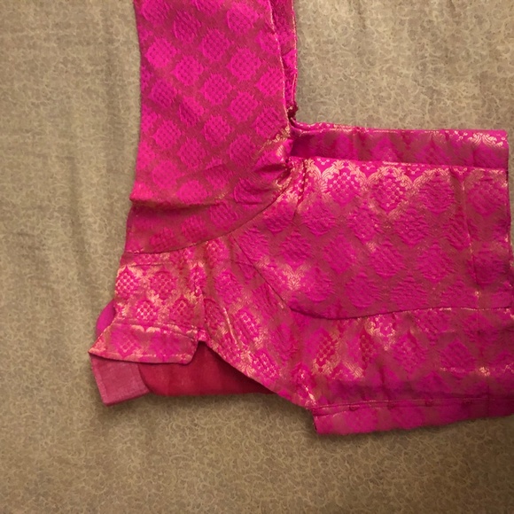 Pink Saree Blouse -size 34-36 - Picture 1 of 8